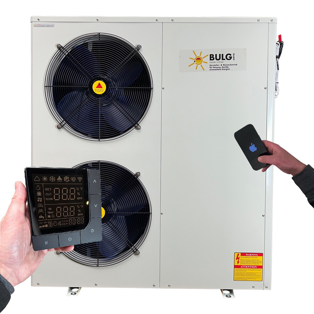 BULG Luft-/Wasser Mono Eco Wärmepumpe | 19 KW | R32 | Wifi