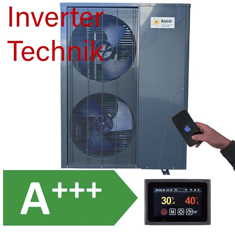 BULG Luft-/Wasser Mono Plus Inverter Wärmepumpe | 19,8 KW | R32 | Wifi | Bafa/KFW