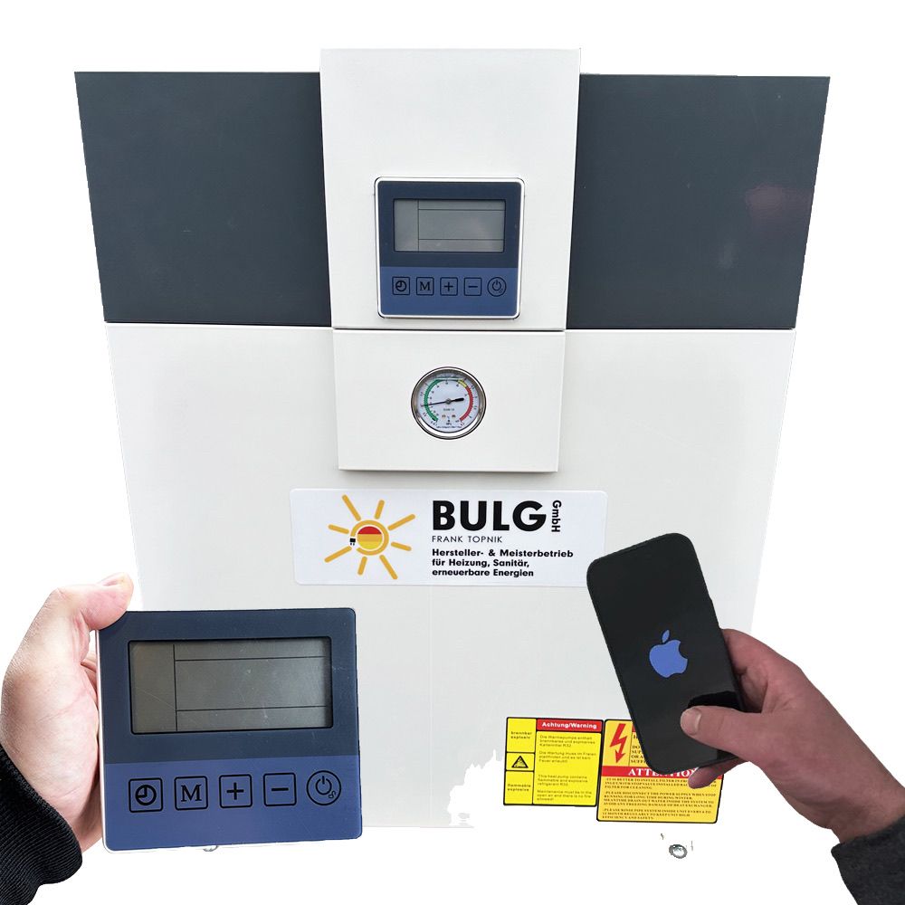 BULG Wasser-/Wasser Mono Sole Wärmepumpe | 18 KW | R32 | Wifi