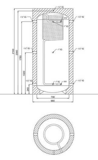 BULG Hygienespeicher 1000 Liter