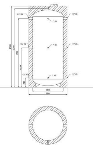 BULG Pufferspeicher 1000 Liter