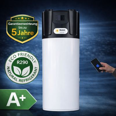 BULG AquaHeat Pro 300L R290 Warmwasser Wärmepumpe mit Wärmetauscher BULG AquaHeat Pro 300L R290 Warmwasser Wärmepumpe mit Wärmetauscher