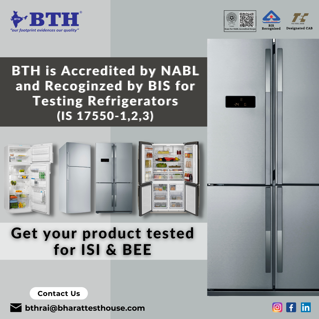 Refrigerator testing in India