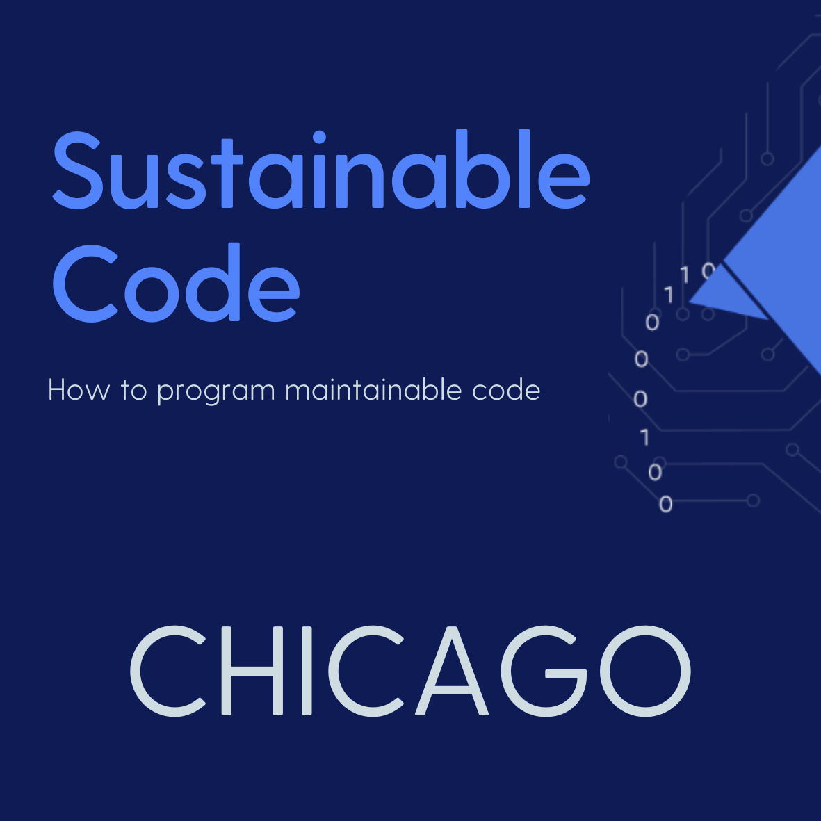 Sustainable Coding Workshop in Chicago (Early Bird)