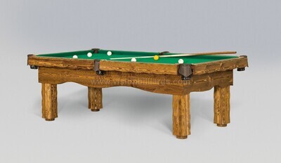Rustic 'Artemis' Log Pool Table