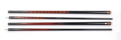 Billiard Cue Black Hornbeam Paduk Hornbeam 36 splices