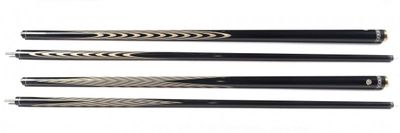 Billiard Cue Black Hornbeam 36 splices