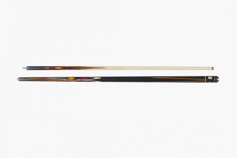 Billiard Cue 'Flower' Black Hornbeam