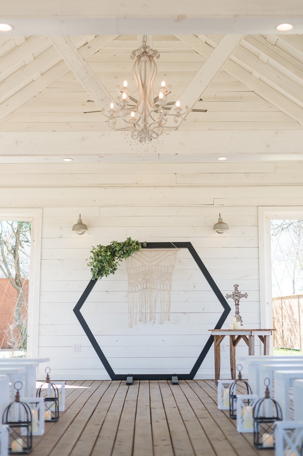 Greenery for Hexagon Arch