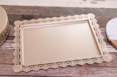 Gold Dessert Tray