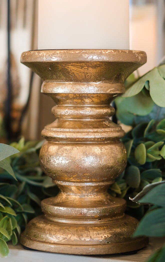 Gold Candle Stands - Set of 6