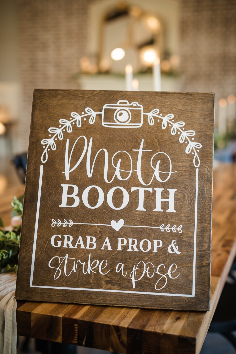 Photo Booth Wood Sign