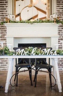 Mr. and Mrs. White Sign