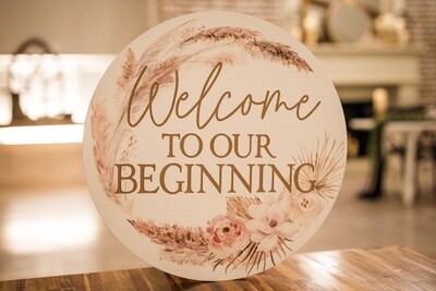 Welcome to our Beginning Circle Sign