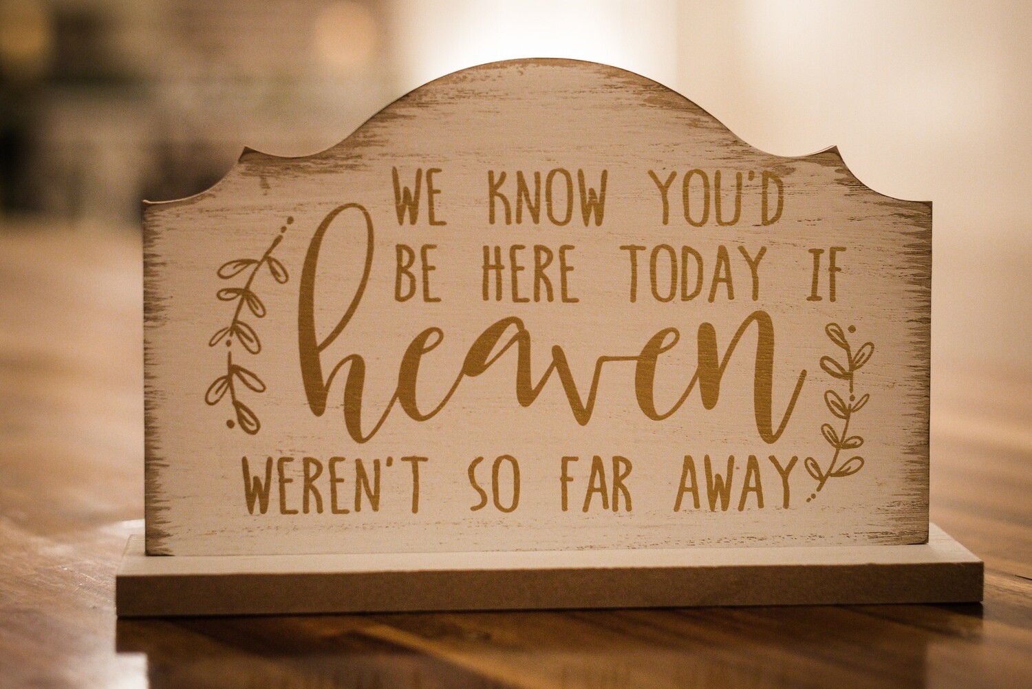 Heaven So Far Away Sign