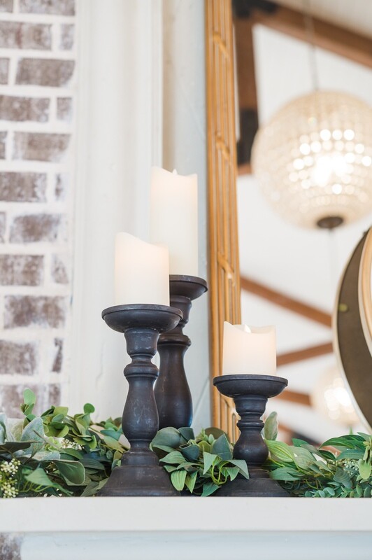 Tall Black Candle Stands - Set of 6