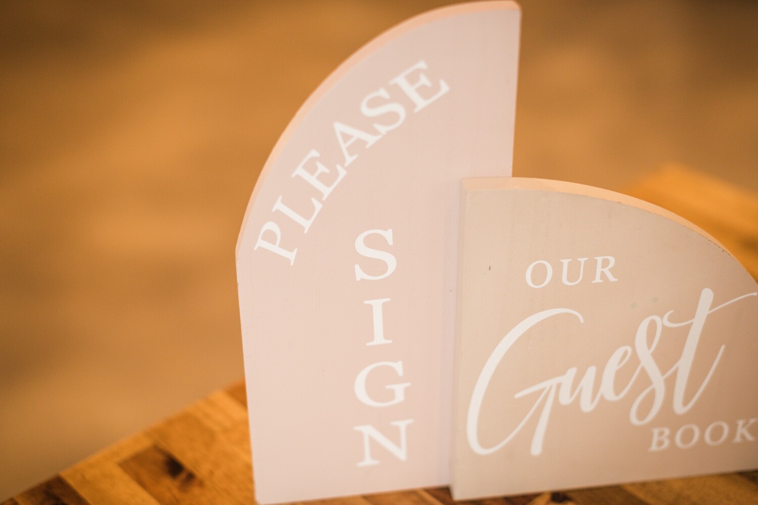 Blush Sign Our Guest Book
