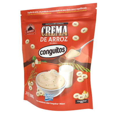 GOOD MORNING CREMA DE ARROZ - CONGUITOS WHITE CHOCO