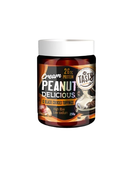 PEANUT CREAM DELICIOUS BLACK COOKIES 250 GR