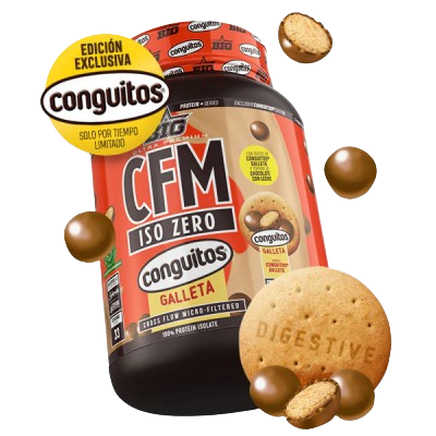 CONGUITOS GALLETA DARK CHOCO ISO CFM ZERO