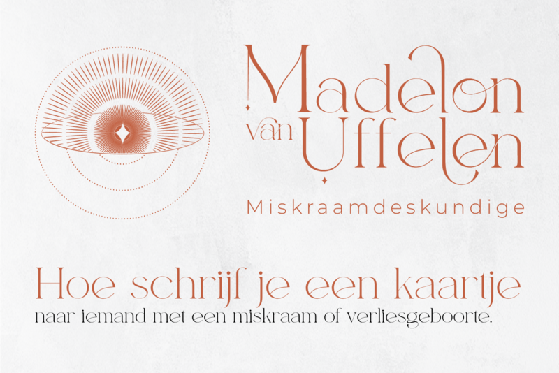 E-book: Hoe schrijf je een kaartje naar iemand met een miskraam?