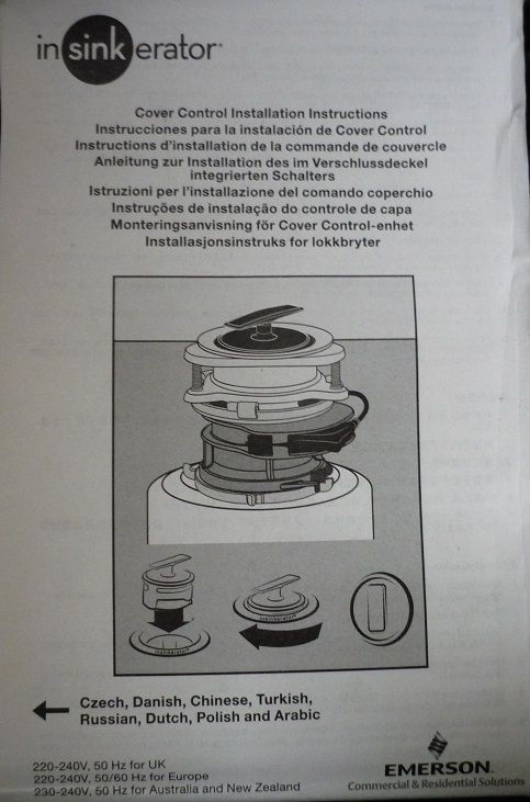 ISE Control Cover Batch-Feed Conversion Kit