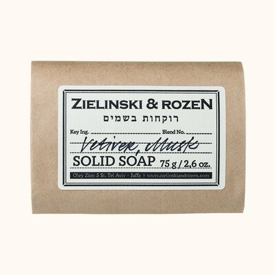 Solid soap Vetiver, Musk (75 g)