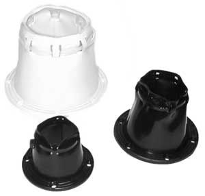 VINYL CABLE BOOT 4-1/2"WHITE