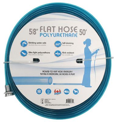 5/8" x 50' Blue Flat Ext. Hose (FH-50-3F)