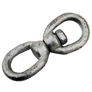 3/8 3/8" Galvanized Eye & Eye Swivel (181110)