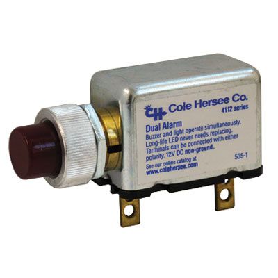 C/HERSEE ALARM DUAL 4112-RCBP WARNING LIGHT & BUZZ