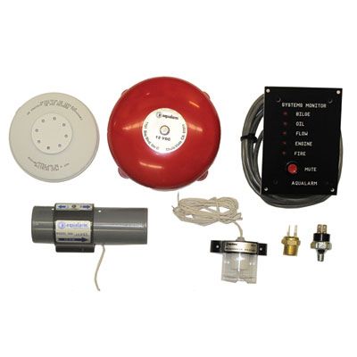 AQUALARM 12V SYSTEM MONITOR W/RED BELL (20001)