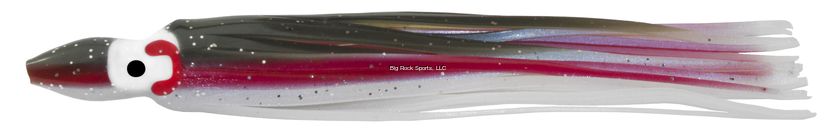 Delta Tackle 03155 Rigged Squid Hoochy, 4 1/2", UV/Army Truck