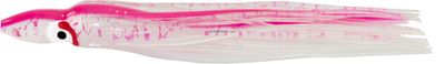 Delta Tackle 03172 Rigged Squid Hoochy, 4 1/2 Delta Tackle 03172 Rigged Squid Hoochy, 4 1/2", UV/Pink Spatter Back