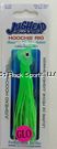 HR-Green Glow Hoochie with Glow Jughead HR-Green Glow Hoochie with Glow Jughead