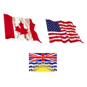 FLYING 46X23CM U.S.A. FLAG USA-18X9