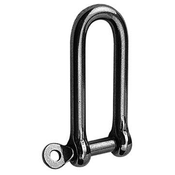 Shackle D Captive Pin long 1/4" (203-I)