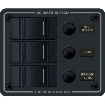 DC Distribution Push Button/Circuit Breaker (8374)