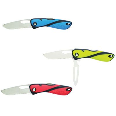 Knife Serrated Blade Blue (10116)