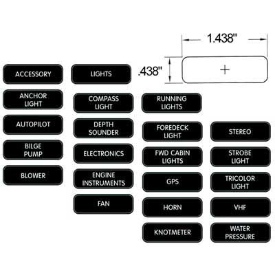 Label, Kit AC Panel  (8031)