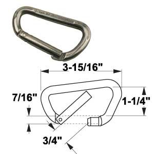 Snap Link SS  7/16" (152100)
