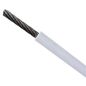 Coated Wire 7x7 White 3/16 - 5/16" (per foot)