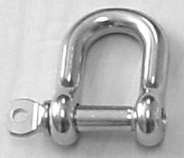 Shackle D SS 3/8" (KS0360-10)
