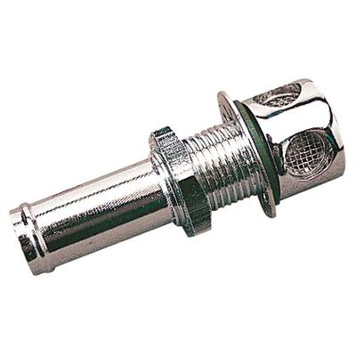 Chrome Brass Gas Tank Vent 5/8" (352010-1)