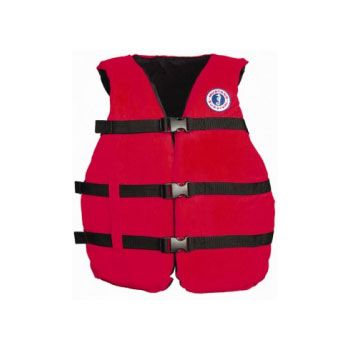 Mustang Adult Universal Fit Foam PDF Red (MV3005)