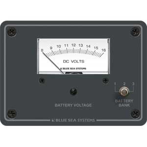 Voltmeter DC Analog 3-Bank (8015)
