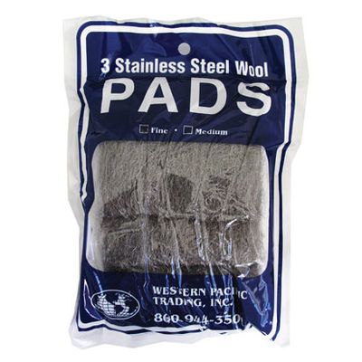 Steel Wool Pad Medium (3/pk) (35020)
