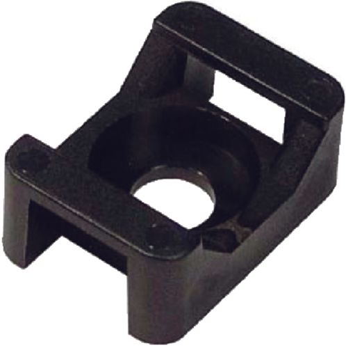 Tie Wrap Mount #8 Black (25pk) (7183-0-34) (each)