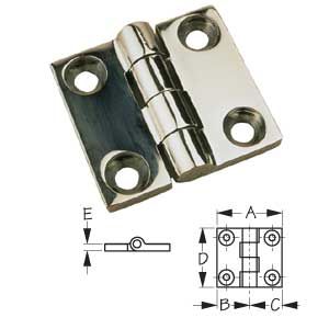 Butt Hinge SS 1-1/2"x1-1/2" (205140-1)