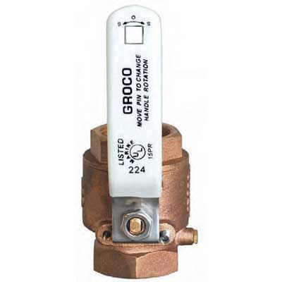 Bronze Inline Ball Valve 1-1/4" (IBV-1250)